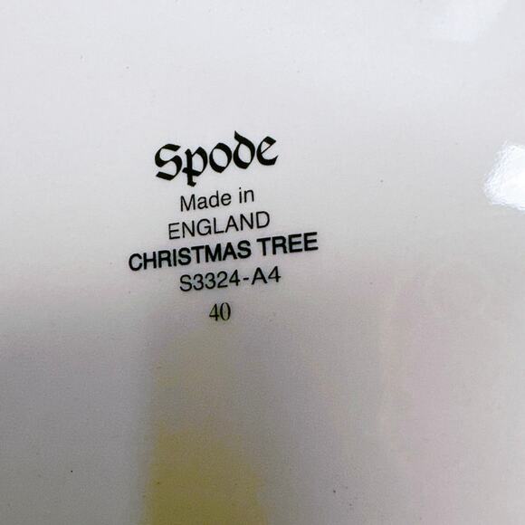 Spode Christmas Tree Rectangular Serving Bowl Made in England S3324-4A 40 - Picture 6 of 6